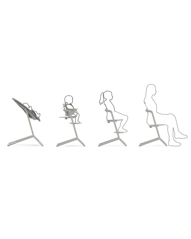 Lemo 4-in-1 high chair Suede grey colour  Cybex