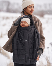 Winter cover for baby carrier Black  Babybj&ouml;rn