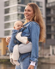 Pocket pouch for baby carrier Light grey color  Babybj&ouml;rn