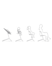 Lemo 4-in-1 high chair All white colour  Cybex
